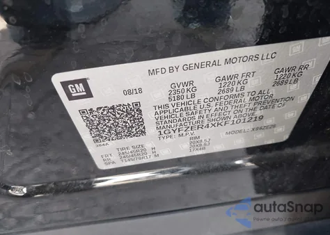 2019 Cadillac Xt4 Sport from USA, damaged, VIN 1GYFZER4XKF101219